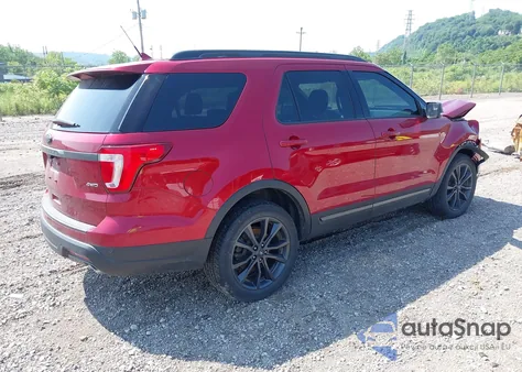 2018 Ford Explorer Xlt from USA, damaged, VIN 1FM5K8D8XJGA53436